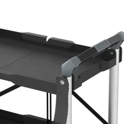 Servierwagen klappbar mit 3 Ablagen schwarz