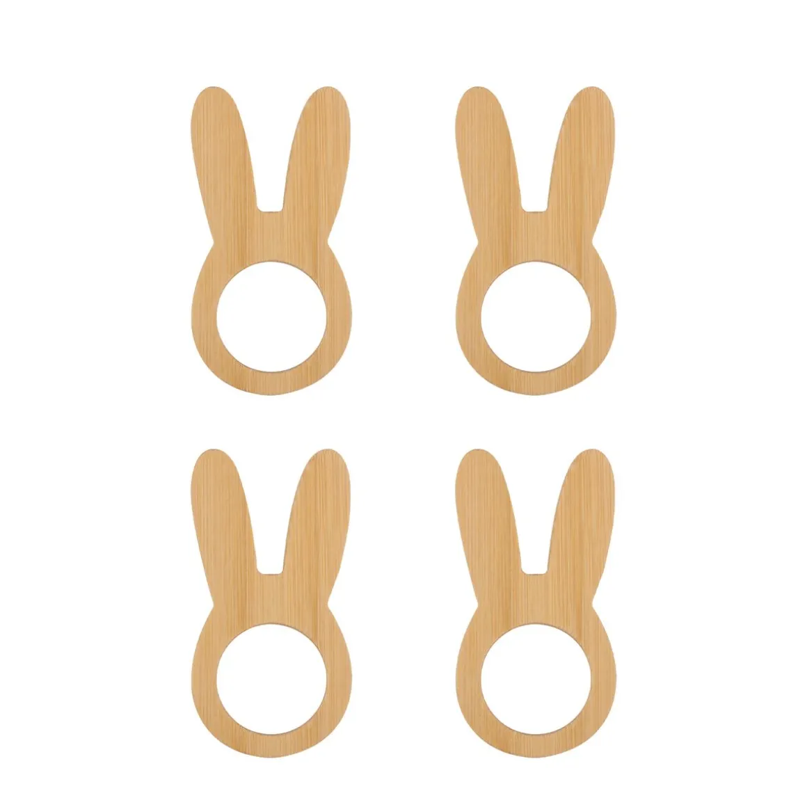 Serviettenring Ostern Bambus 4er Set