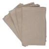 Serviette 35 x 35 cm 4er Set beige | GONSER.CH