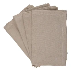 Serviette 35 x 35 cm 4er Set beige | GONSER.CH