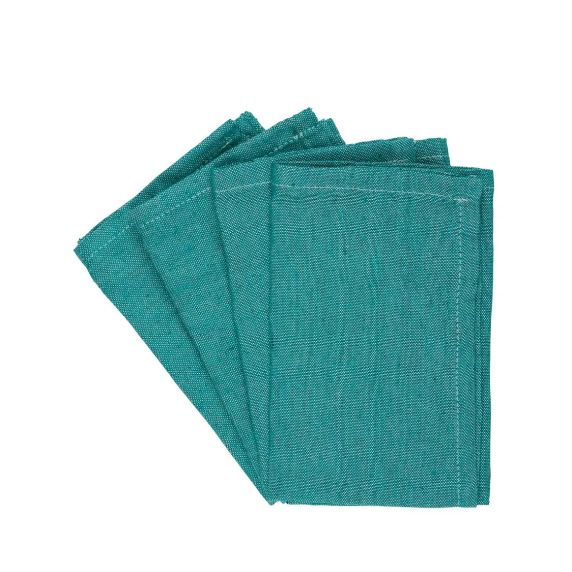 Serviette 35 x 35 cm 4er Set blau