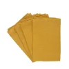 Serviette 35 x 35 cm 4er Set gelb