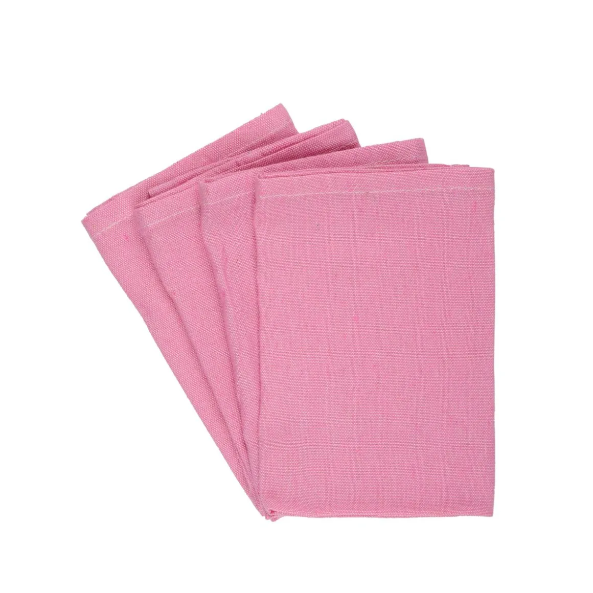 Serviette 35 x 35 cm 4er Set pink