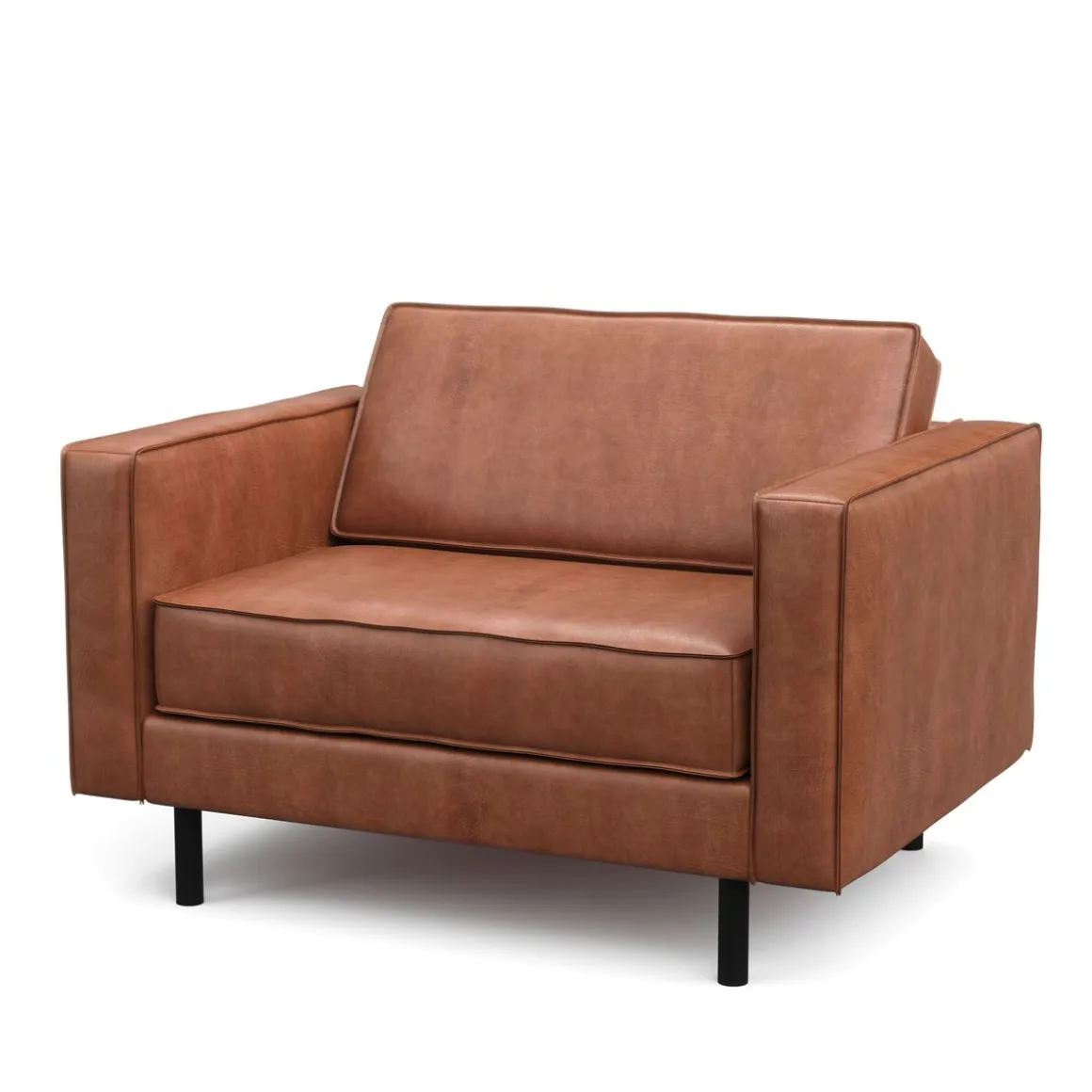Sessel Leder DUKE braun