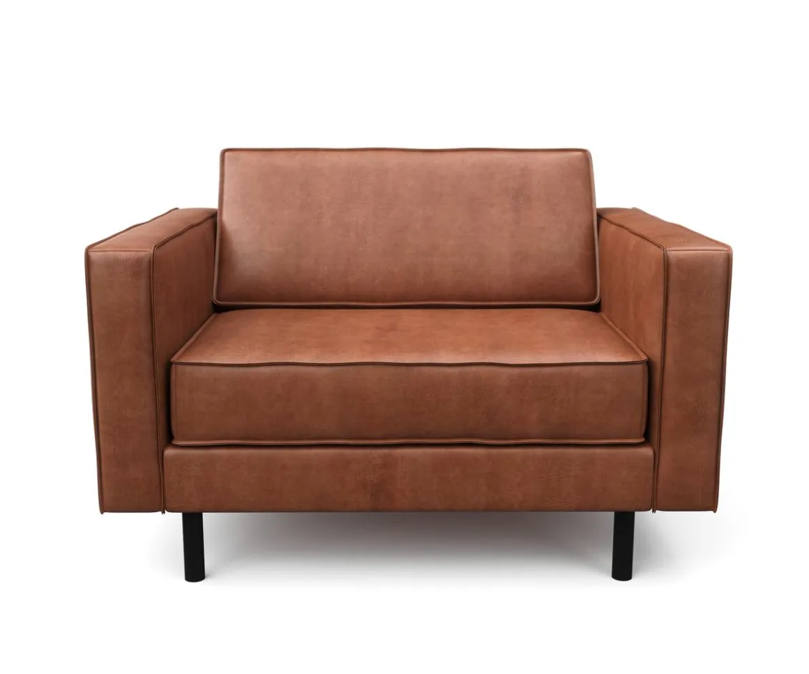 Sessel Leder DUKE braun