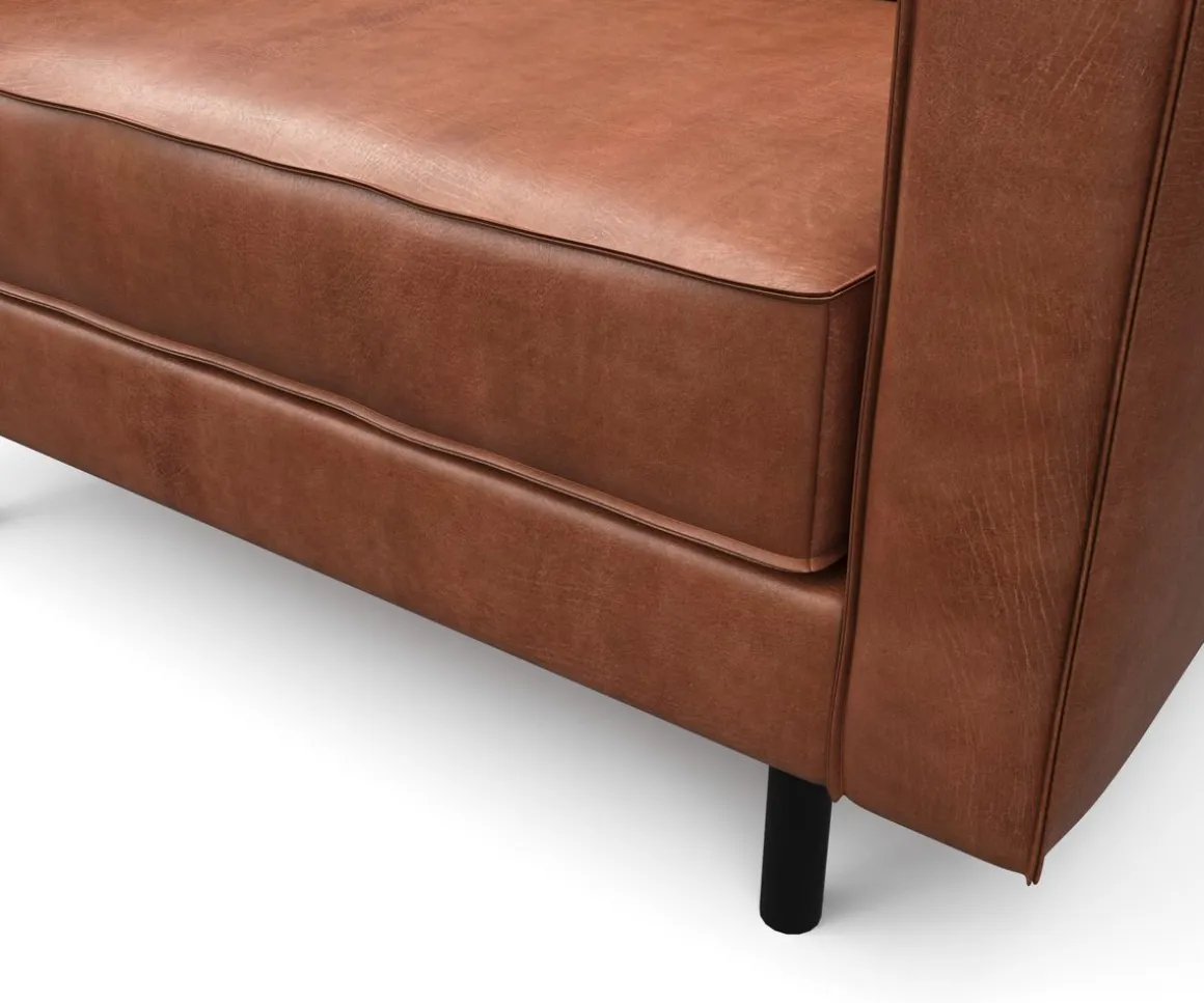 Sessel Leder DUKE braun