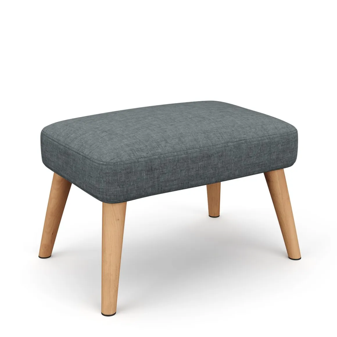 Sessel mit Hocker JARIS anthrazit