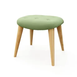 Sessel mit Hocker NEVIO mintgrün