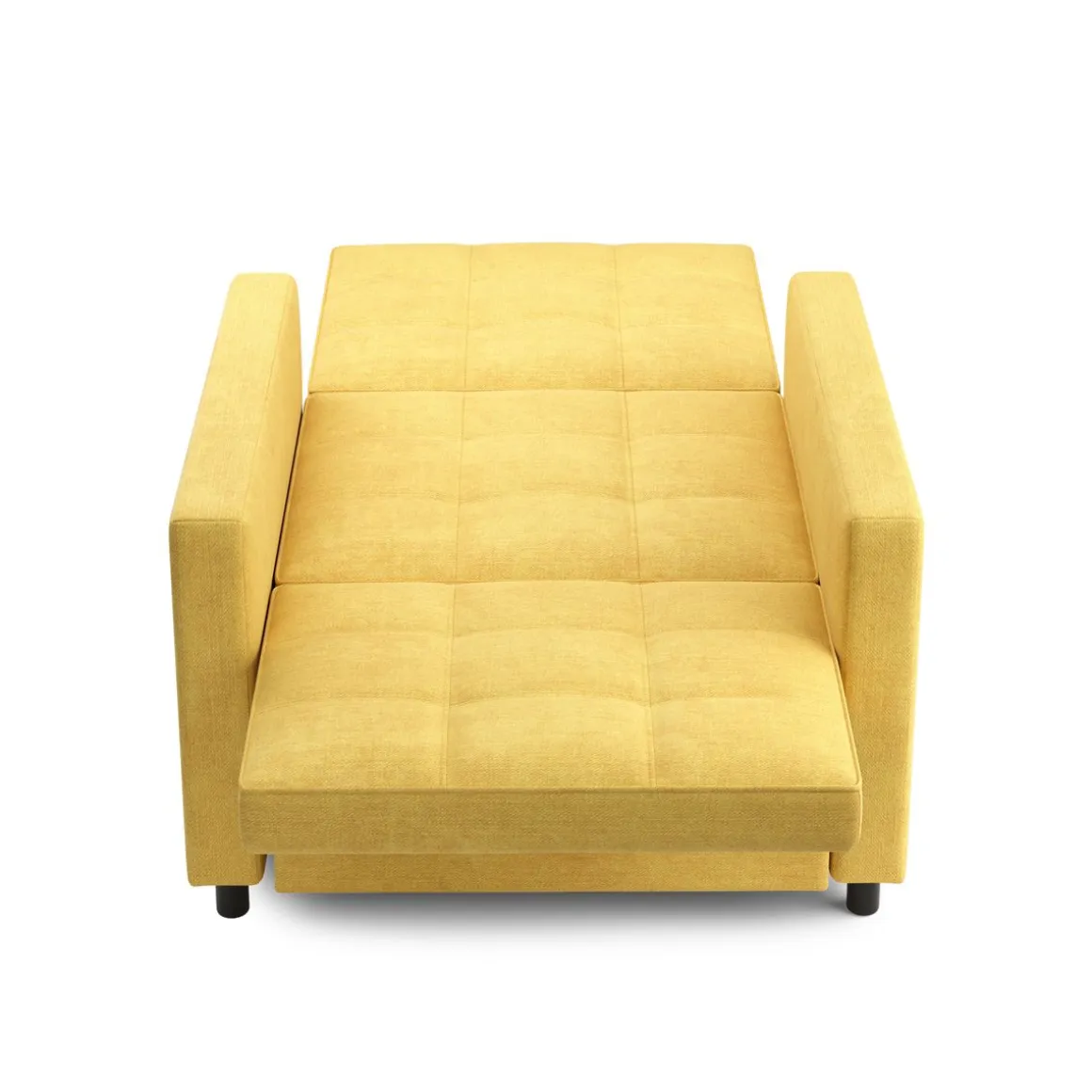 Sessel mit Schlaffunktion LINO gelb