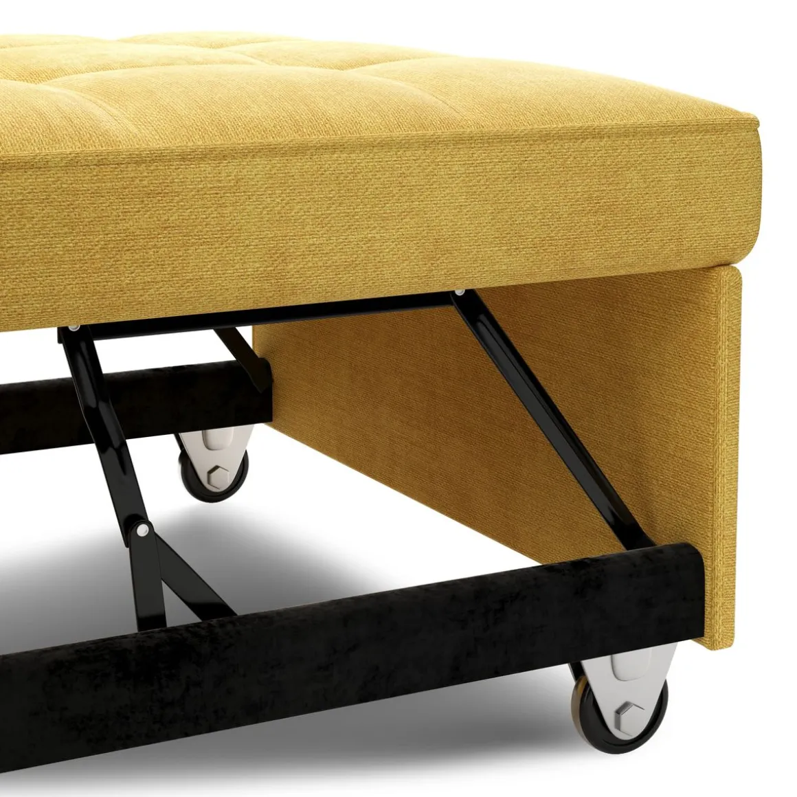 Sessel mit Schlaffunktion LINO gelb