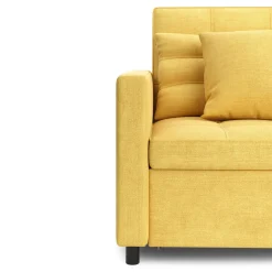 Sessel mit Schlaffunktion LINO gelb