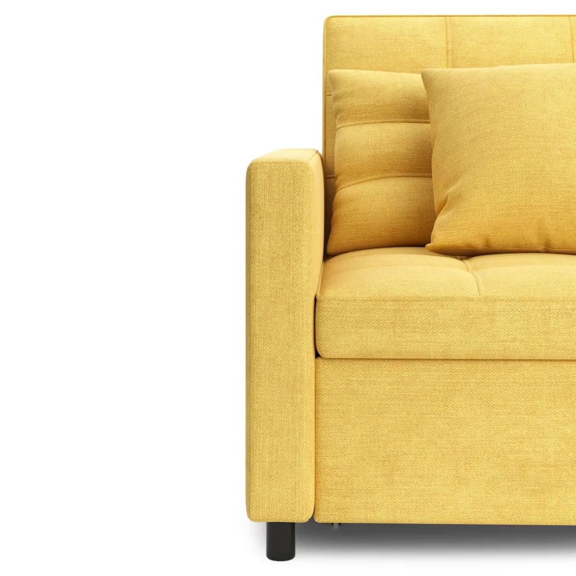 Sessel mit Schlaffunktion LINO gelb