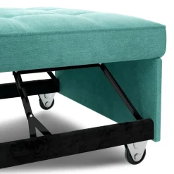 Sessel mit Schlaffunktion LINO türkis
