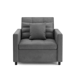 Sessel mit Schlaffunktion LINO grau