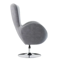 Sessel Samt EGO grau