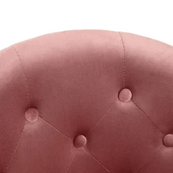 Sessel Samt KEIF drehbar altrosa