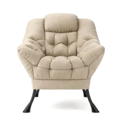 Sessel Samt SARY beige