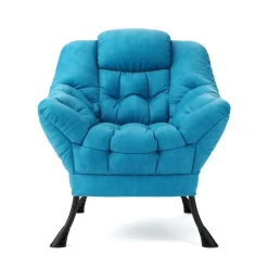 Sessel Samt SARY blau