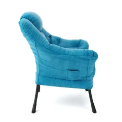 Sessel Samt SARY blau