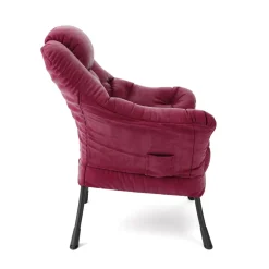 Sessel Samt SARY bordeaux