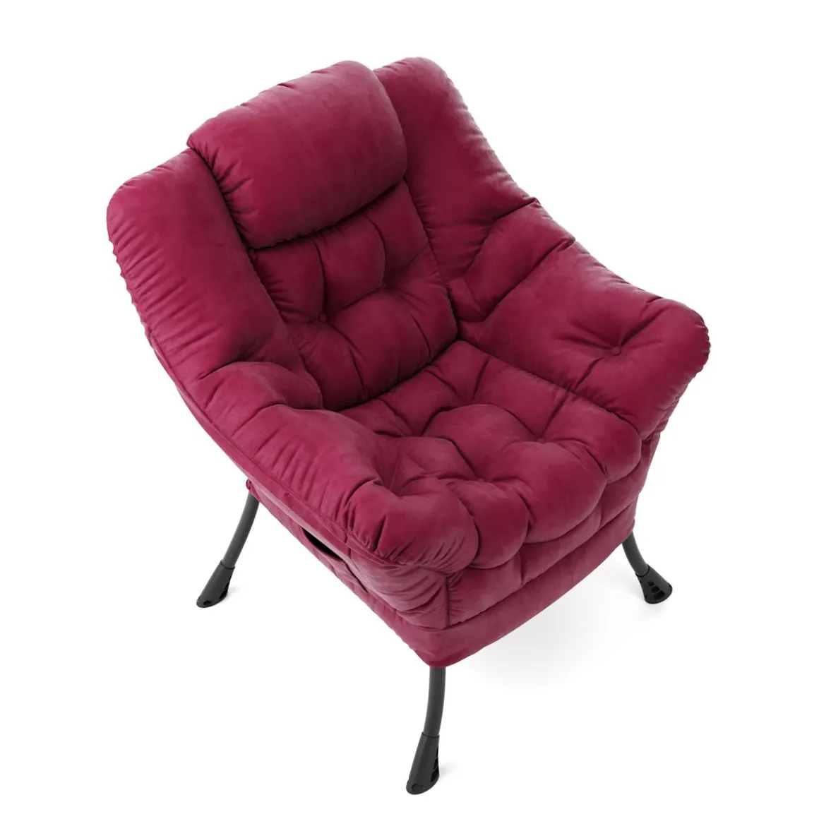 Sessel Samt SARY bordeaux