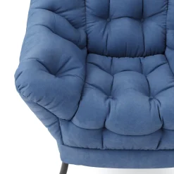 Sessel Samt SARY dunkelblau