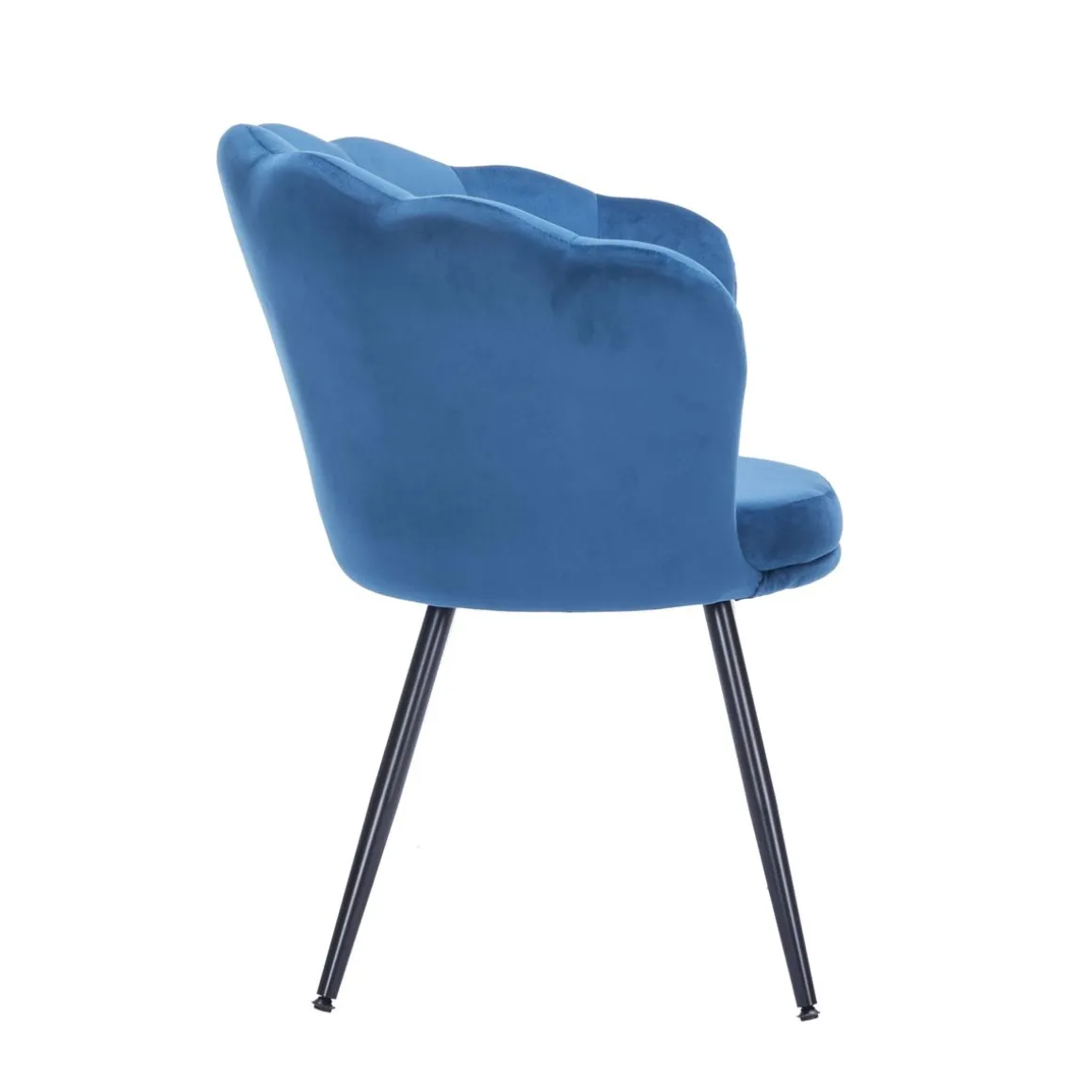Sessel Samt SHELLY blau/schwarz | GONSER.CH