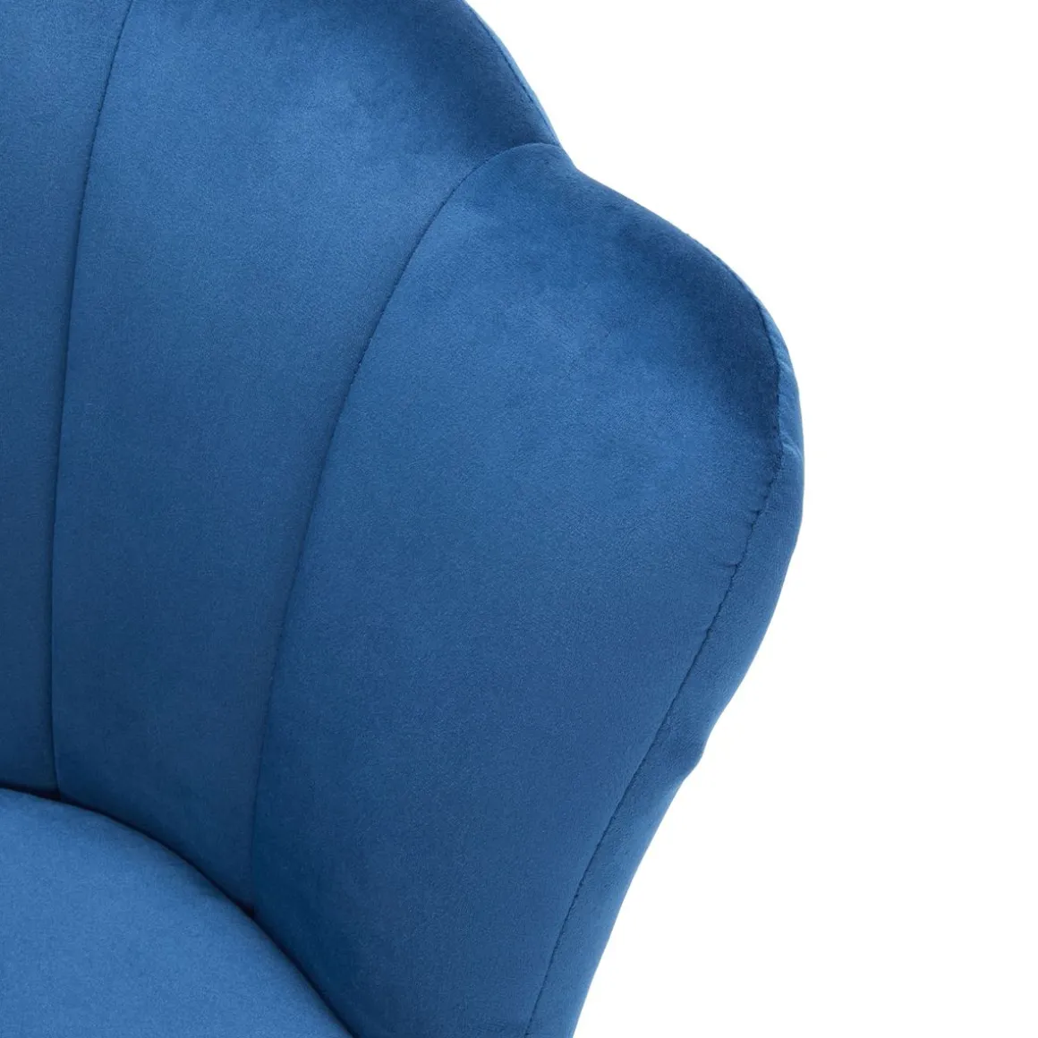 Sessel Samt SHELLY blau/schwarz | GONSER.CH