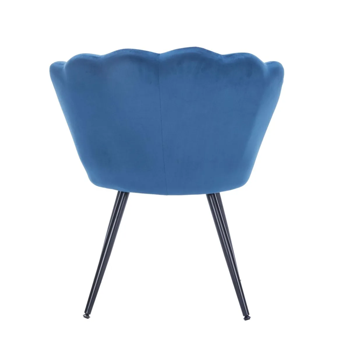 Sessel Samt SHELLY blau/schwarz | GONSER.CH