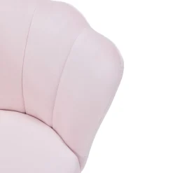 Sessel Samt SHELLY rosa/gold