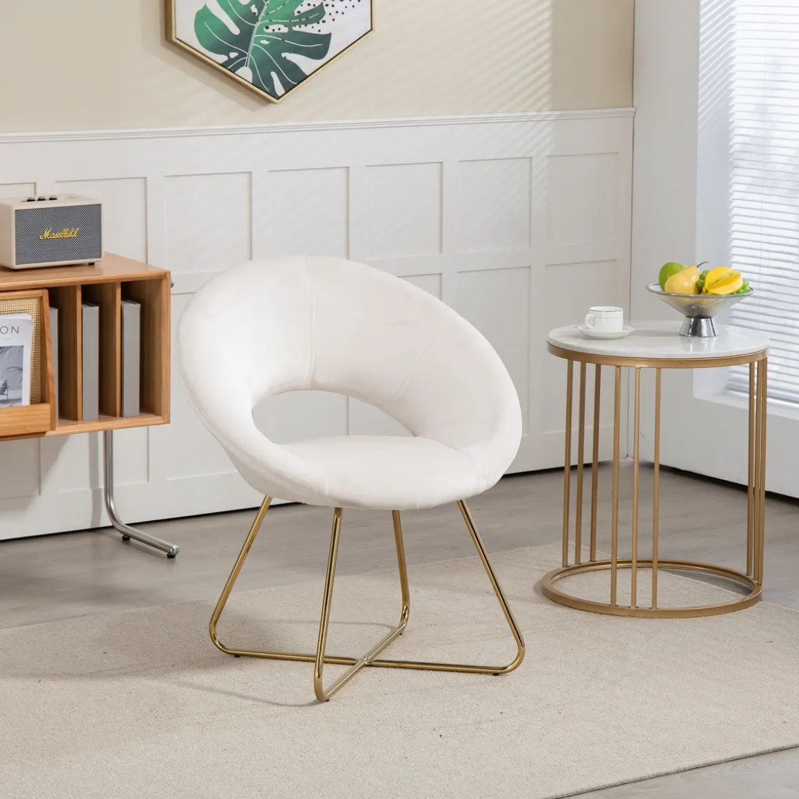 Sessel Samt VALS beige