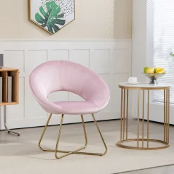 Sessel Samt VALS rosa