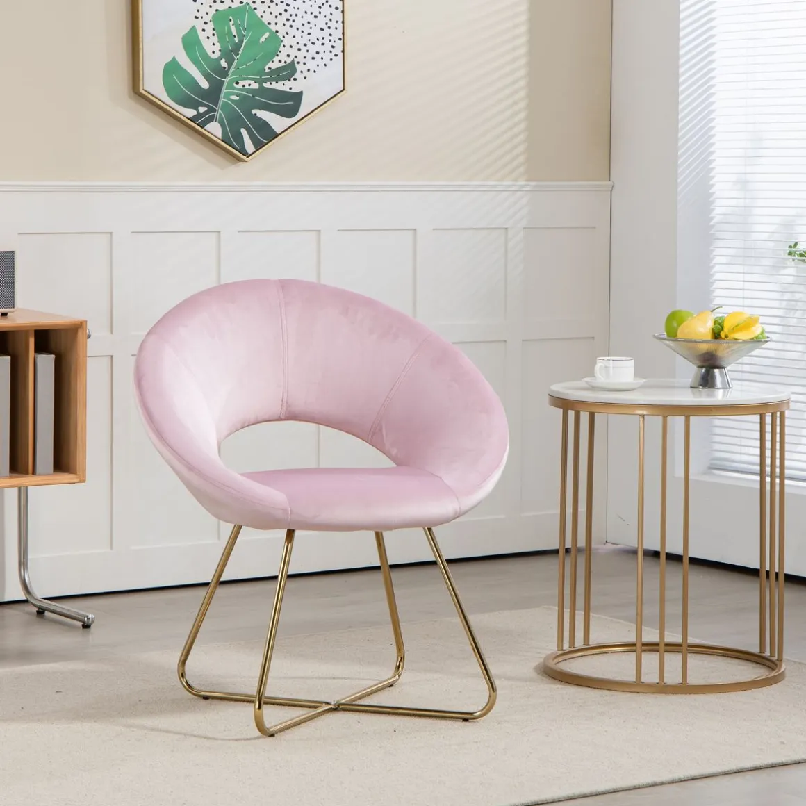 Sessel Samt VALS rosa