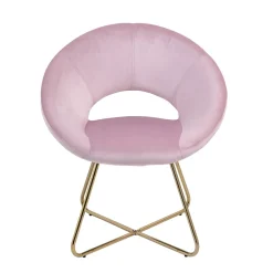 Sessel Samt VALS rosa