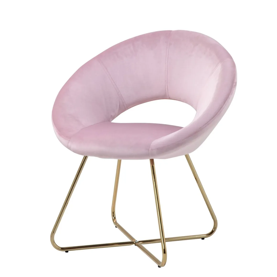 Sessel Samt VALS rosa