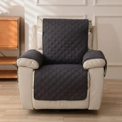 Sesselschoner 1-Sitzer 175 x 205 cm grau
