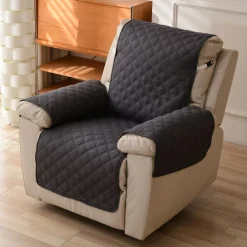 Sesselschoner 1-Sitzer 175 x 205 cm grau