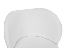 Sessel Teddy SHELDON weiss/gold