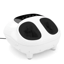 Shiatsu Fussmassagegerät mit Wärmefunktion weiss/schwarz