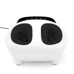 Shiatsu Fussmassagegerät mit Wärmefunktion weiss/schwarz