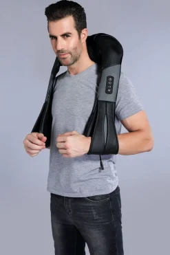 Shiatsu Massagegerät schwarz/grau