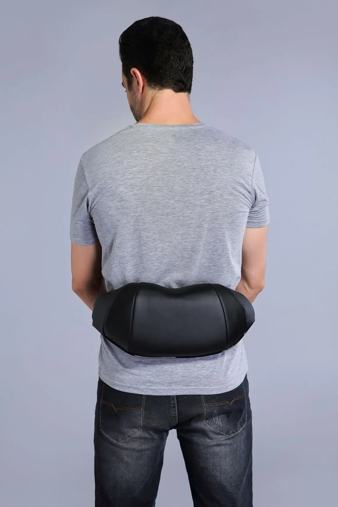 Shiatsu Massagegerät schwarz/grau