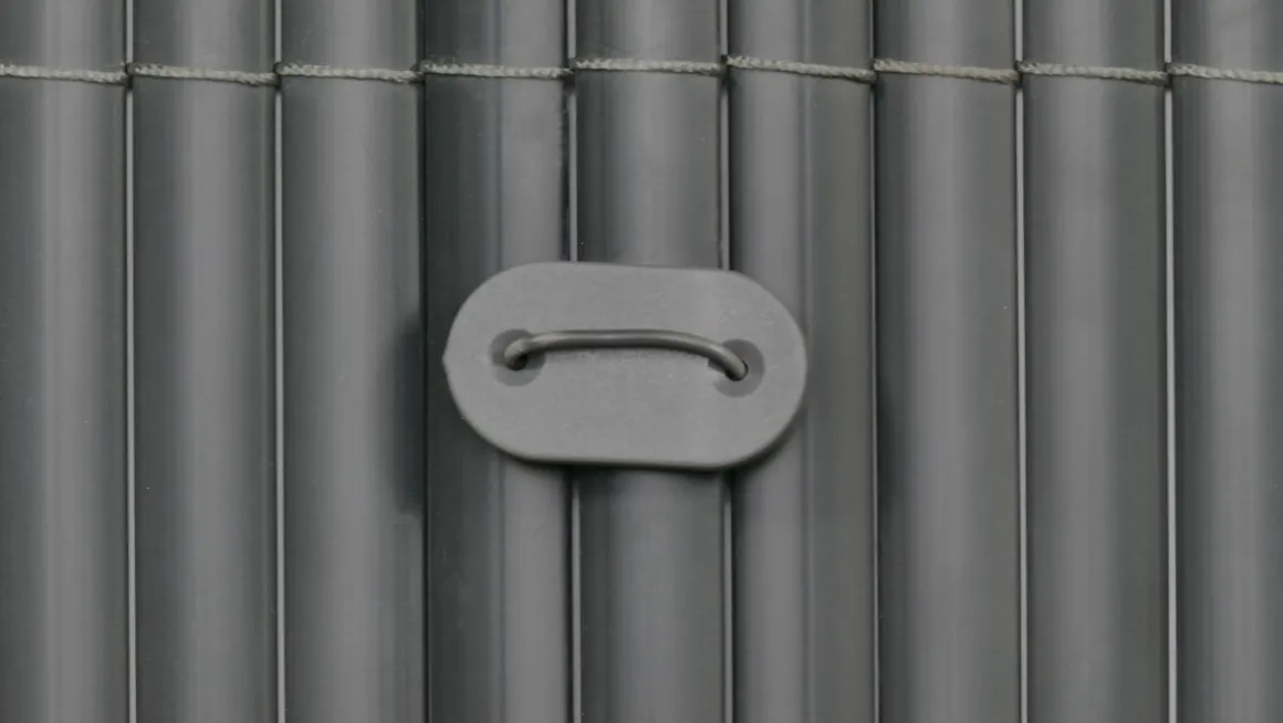 Sichtschutzmatte PVC Befestigungs-Kit 100 Stk. anthrazit