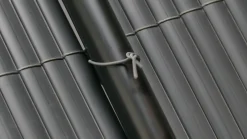 Sichtschutzmatte PVC Befestigungs-Kit 100 Stk. anthrazit