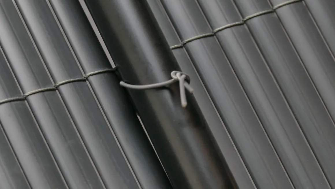 Sichtschutzmatte PVC Befestigungs-Kit 100 Stk. anthrazit