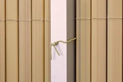 Sichtschutzmatte PVC Befestigungs-Kit 100 Stk. Bambusoptik