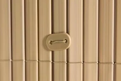 Sichtschutzmatte PVC Befestigungs-Kit 100 Stk. Bambusoptik