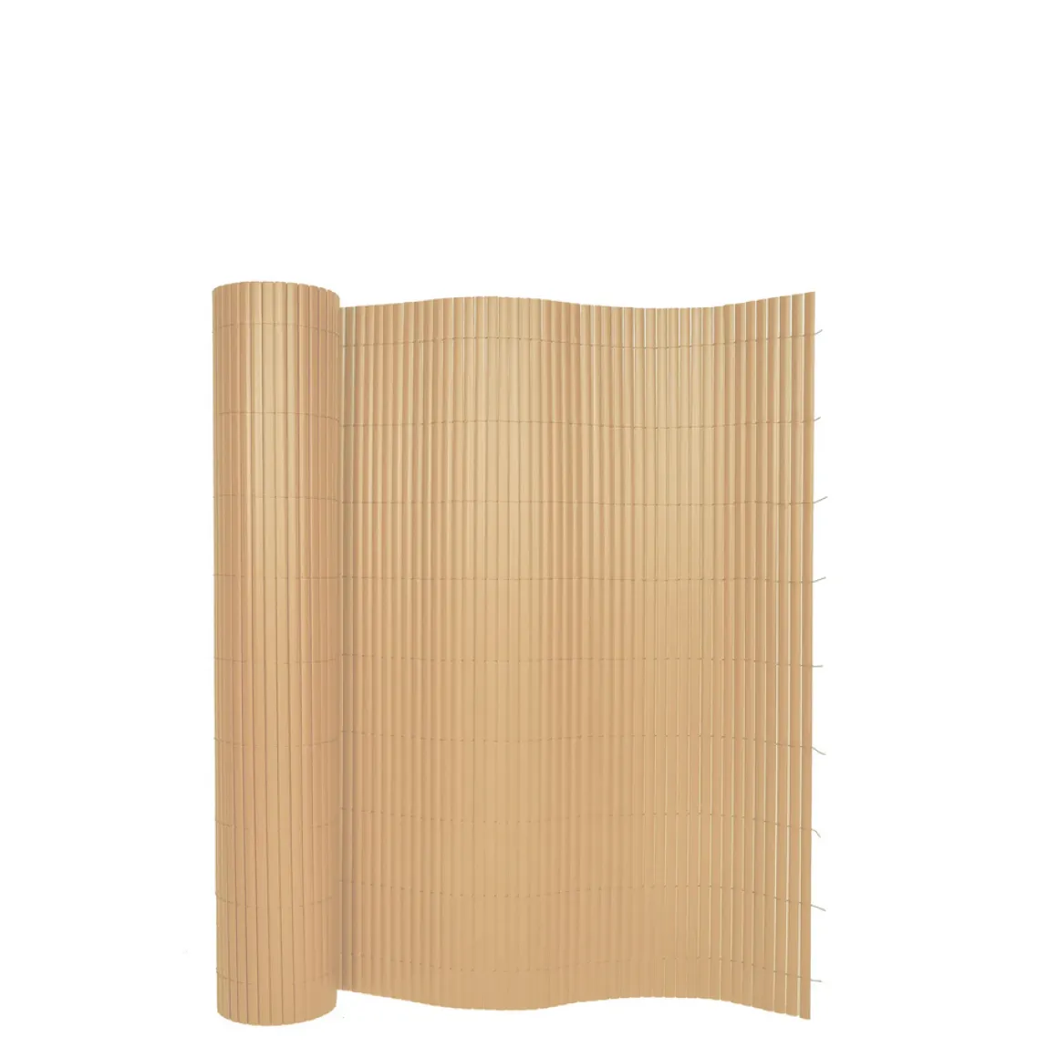 Sichtschutzmatte PVC 300 x 100 cm Bambusoptik