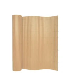 Sichtschutzmatte PVC 500 x 120 cm Bambusoptik
