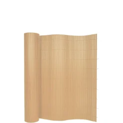 Sichtschutzmatte PVC 500 x 100 cm Bambusoptik
